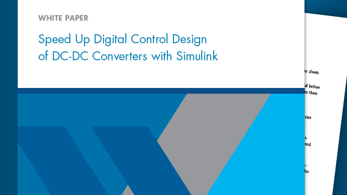 DC-DC转换器的使用Simulink加快数字化控制设计金宝app