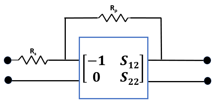 大电阻连接平行于网络和小电阻串联连接的网络