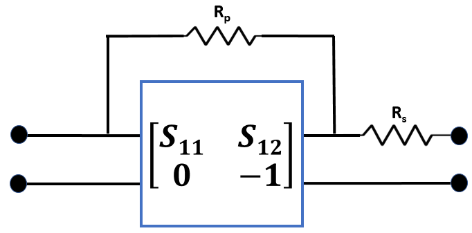 大电阻连接平行于网络和小电阻串联后连接网络