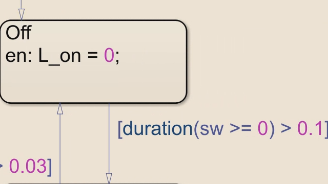 通过在statflow中使用持续时间和运行操作符更简洁地表达状态机逻辑。