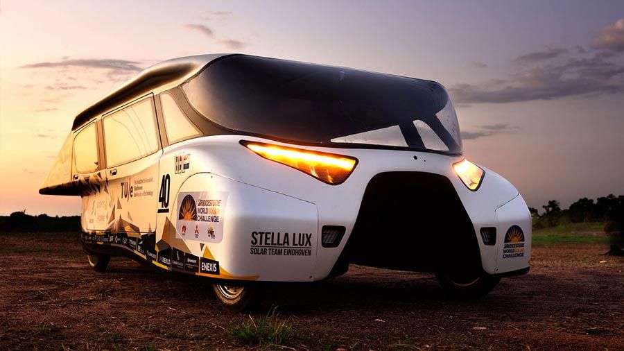埃因霍温大学的第二代太阳能车，Stella Lux。