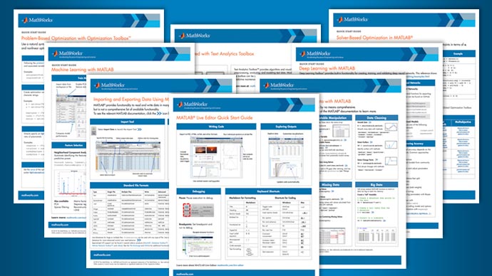 8 MATLAB Cheat Sheets for Data Science