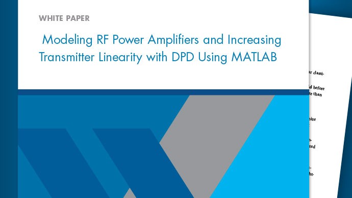 利用MATLAB对射频功率放大器进行建模，并使用DPD提高发射机线性度