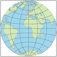 世界地图用布鲁斯调和平均数投影