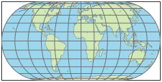 世界地图使用埃克特4投影