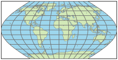 世界地图使用埃克特5投影