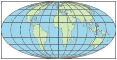 世界地图使用弗尔涅投影