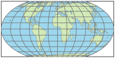 世界地图用瓦格纳4投影