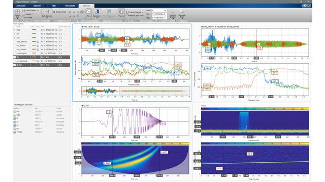 模具信号分析仪-应用程序的信号处理工具箱。