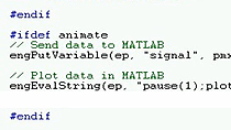 调用MATLAB从C、c++或Fortran代码使用MATLAB引擎库。