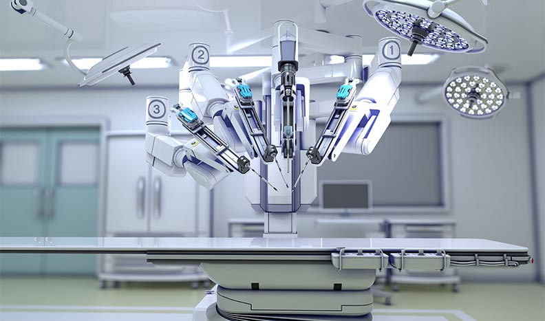A surgical robot is a complex multidomain medical device.