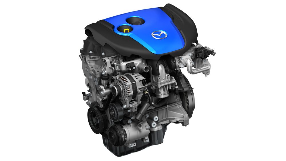 Motor SKYACTIVE-D de Mazda。