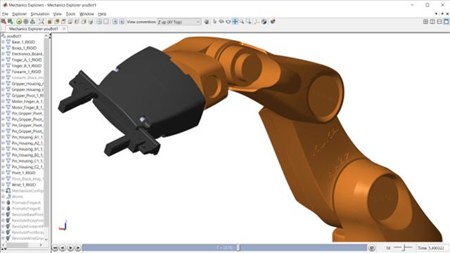 使用Simscape多体细化需求和设计控制器。示例应用程序包含一个机械手臂,反铲,塔式起重机。