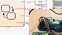 Modélisation，仿真par diagram d ' état et原型avec Arduino