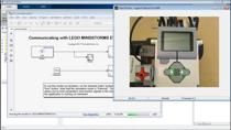 WebInar展示了如何使用Simulink轻松快速地轻松和快速地编程EV3的EV3。金宝app演示展示了如何下载和使用Lego Mindstorms EV3 Simulink块以通过本地运行模型来控制机器金宝app人后控制一行。