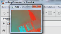 本实践教程介绍如何使用Simulink为图像反转编程Raspberry Pi 2金宝app。在Simulink环境中查看反转图像时，从Raspberry Pi摄像头板获取图像流。