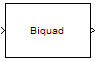 Biquad过滤块GydF4y2Ba
