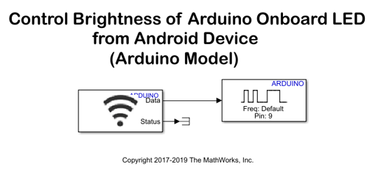 从Android设备的Arduino板载LED的亮度控制