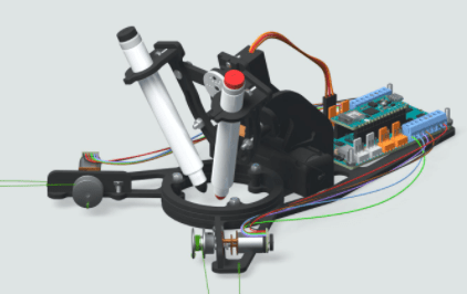 使用Arduino工程工具包Rev 2的绘图机器人
