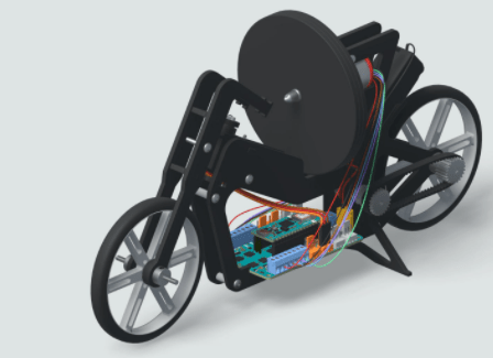 使用Arduino工程套件Rev 2的自平衡摩托车