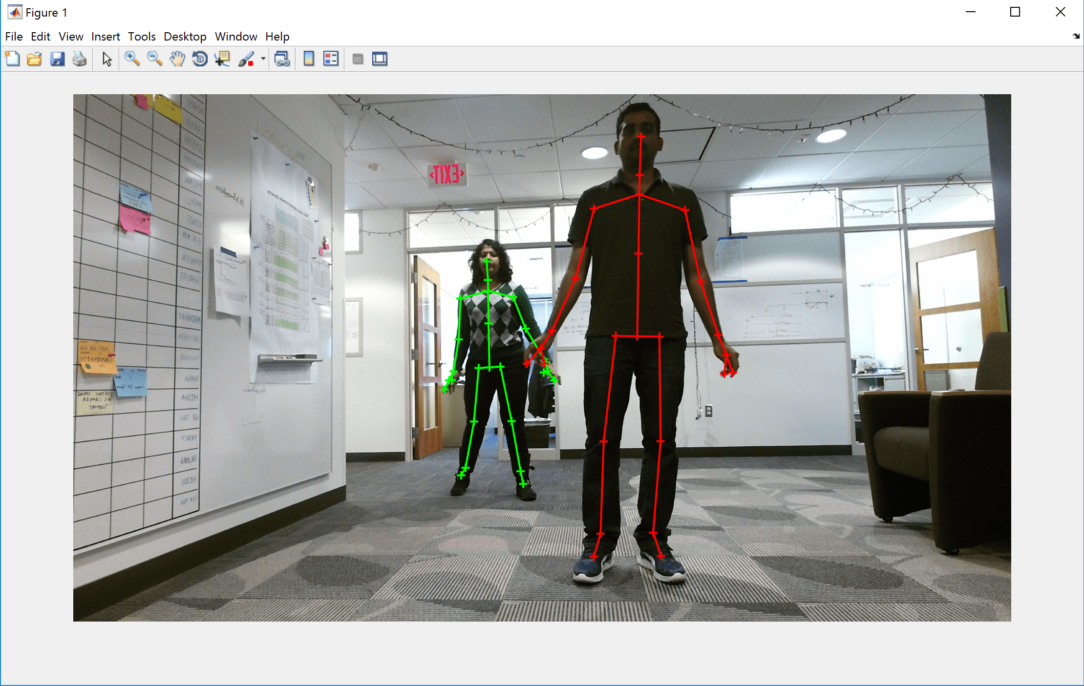 Kinect V2骨骼数据的骨骼查看器