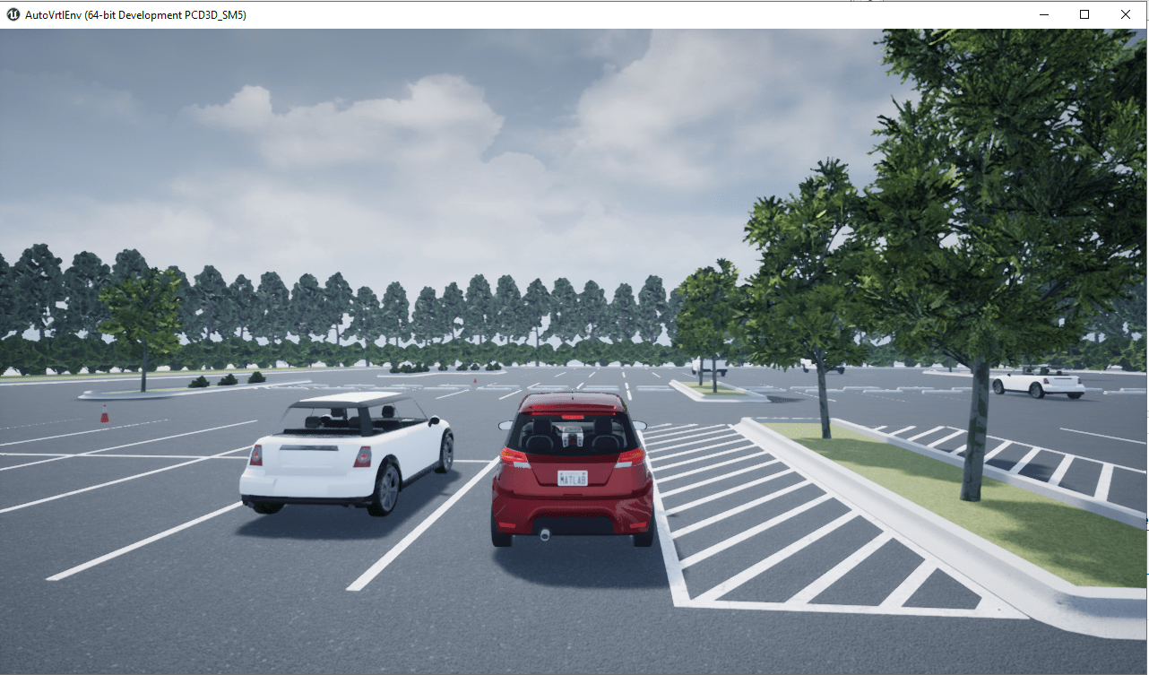 使用虚幻引擎模拟可视化自动泊车代客