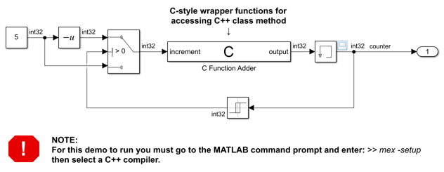 调用C ++类方法使用C风格的包装函数从C函数块