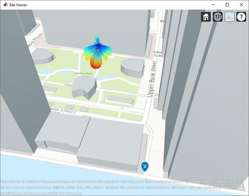 使用光线追踪的城市连接和覆盖分析