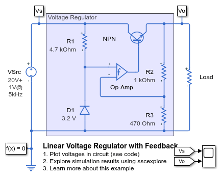 Linear Voltage Regulator with Feedback