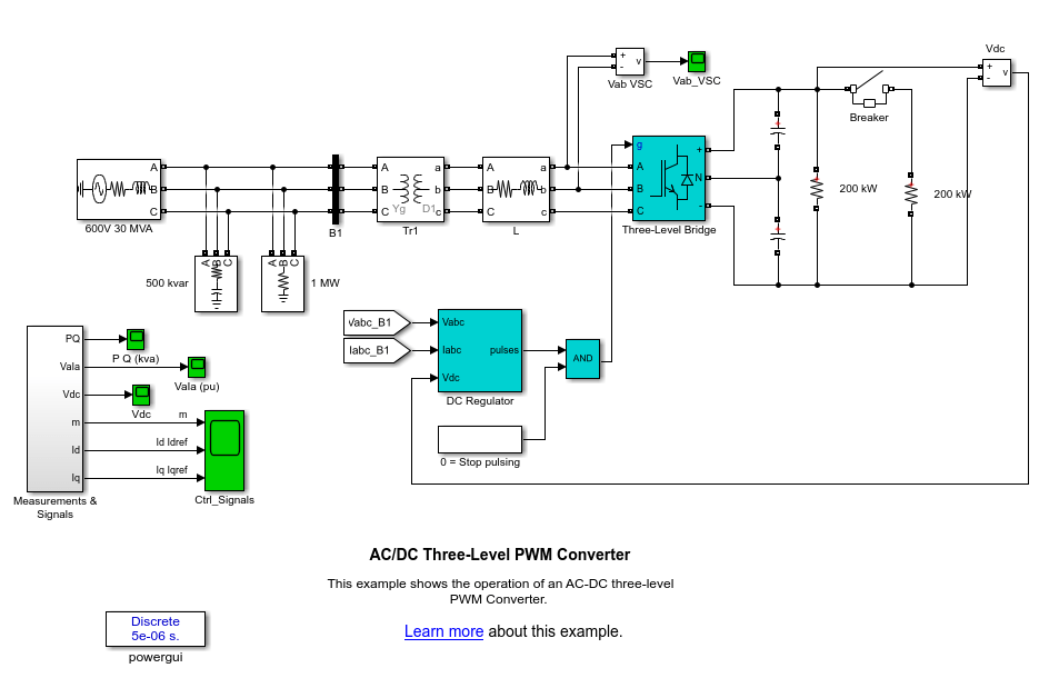AC / DC三级PWM变换器