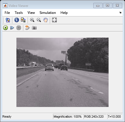 Import Video from MATLAB         Workspace