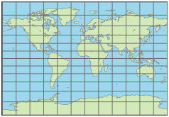 世界地图使用苏联大剧院阿特拉斯米拉投影