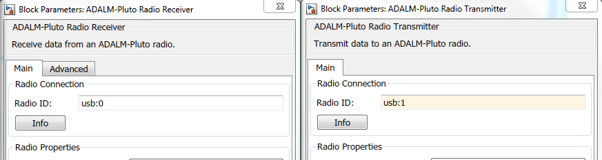 Set the radio ID for each connected radios.