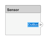 在提交端口后将端口命名为OutBus。