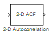2-D Autocorrelation block