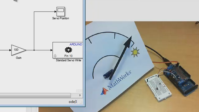拍摄Matlab中开发的算法，并使用Simulink将其编程到Arduino板上。金宝app可以将这种方法应用于各种Arduino项目。