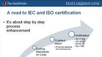 嵌入式软件的IEC 61508和ISO 26262认证描述了与代码验证相关的某些安全方面。嵌入式软件工程师、项目经理和质量保证经理都参与匹配安全性的过程