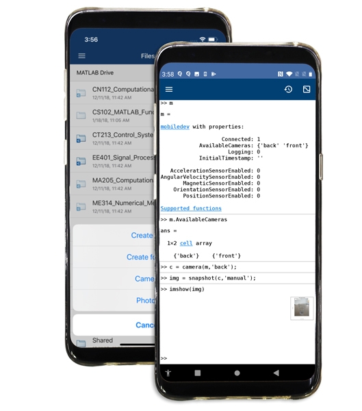 Learn and Teach with the MATLAB Mobile App