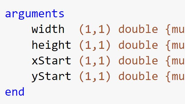 MATLABの关关函数のの検证，关节のの力量に定ののし。关键词にコード记述することなくなくなくサイズサイズのののクラスなどなどの性をすることができ。