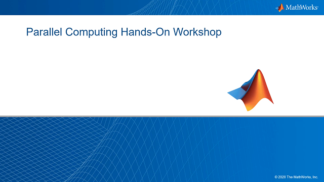 Learn how parallel computing with MATLAB and Simulink lets you solve computationally and data-intensive problems using multicore processors, GPUs, and computer clusters. Get hands-on experience with the accompanying set of exercises and examples.