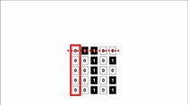删除列和行数组二进制矩阵MATLAB puzzler描述