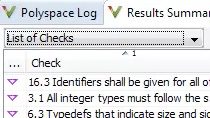 了解如何在嵌入式软件开发工作流的第一步中使用Polys下载188bet金宝搏pace产品。在编码过程的早期，您可以在IDE环境（如Eclipse）中使用Polyspace Bug Finder强制执行编码规则，如MISRA。