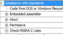 检查代码以符合MISRA C规则，识别和修复违规，并为文档生成报告。