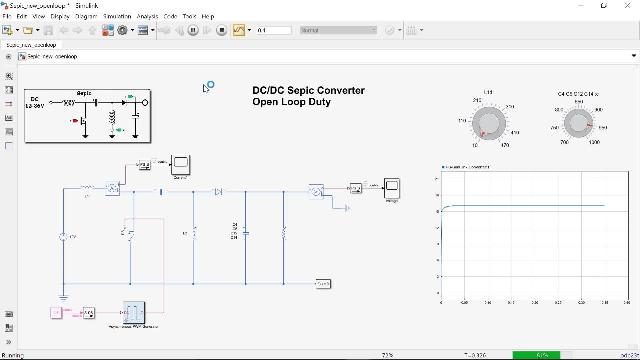 学习如何在Simscape中建模一个DC-DC变换器，并使用仿真来确定电感和电容的大小，了解变换器在连续和间断导电模式下的行为。