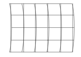 网格与曲线线叠加直线。