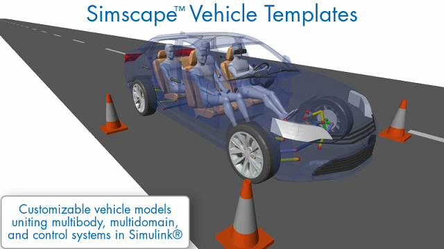 了解Simscape车辆模板如何提供可定制的车型，可以用于广泛的车辆设计任务。