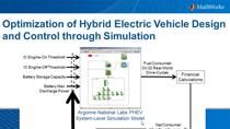 Optimization is critical for achieving the performance and economy expected of Hybrid Electric Vehicles, Plug-in Hybrid Electric Vehicles and Electric Vehicles. With a wide range of design choices and high cost of battery hardware, the sizing and des