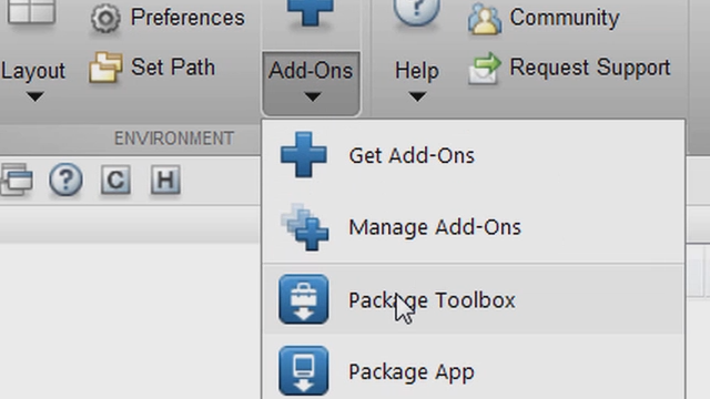 将您的定制MATLAB工具箱打包到一个单独的、可安装的文件中。