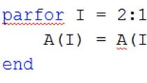将<code>for</code>-loops转换为<code>parfor</code>-loops，并使用并行计算工具箱了解控制<code>parfor</code>-loops加速的因素。