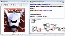 Identify design errors, generate test cases, and verify designs against requirements using Simulink Design Verifier.